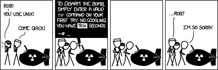 XKCD 1168: Tar