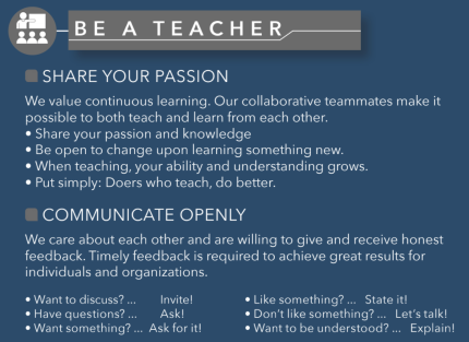 Source Allies Value: Be a teacher