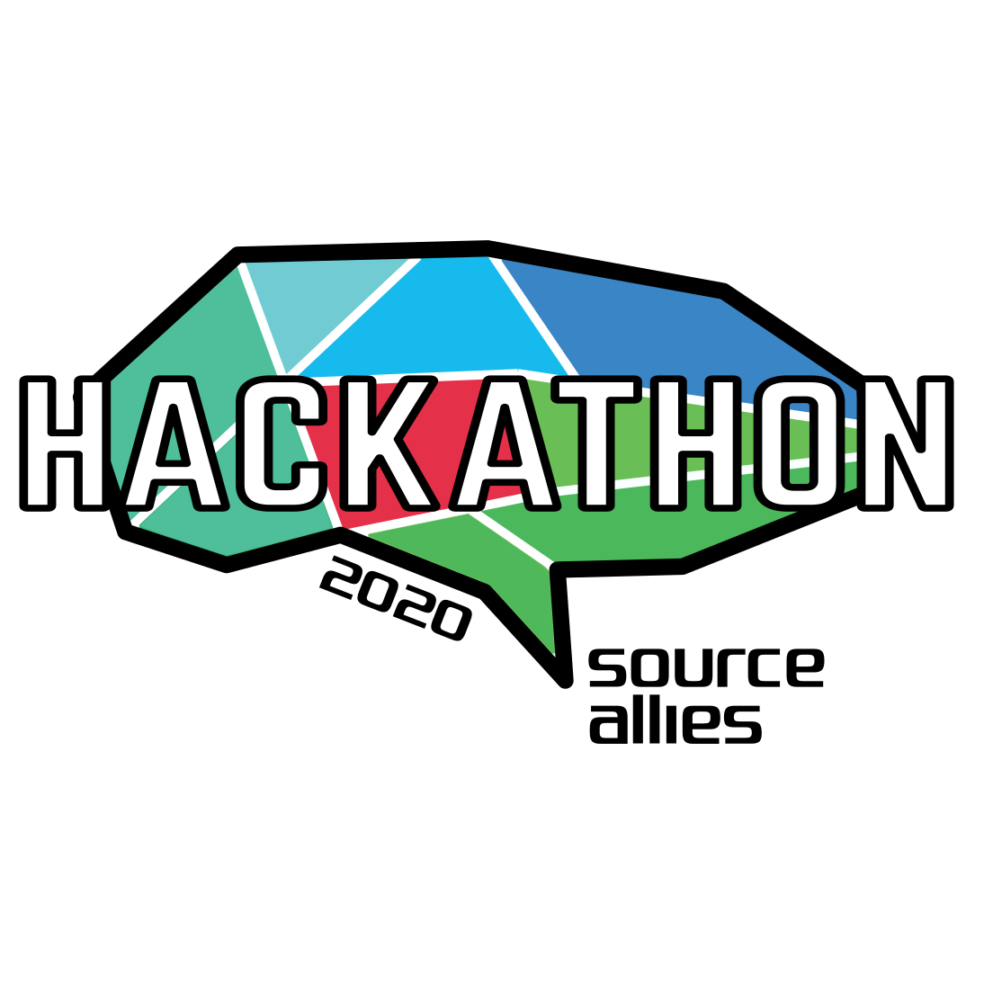 A collage of different aspects from Hackathon from finding fall leaves, creating technology themed play-doh sculptures, putting together Hackathon hack packs, showing off our Source Allies gear, showing off the fnished projects, and lego creations.