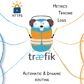 Traefik's architecture graphic